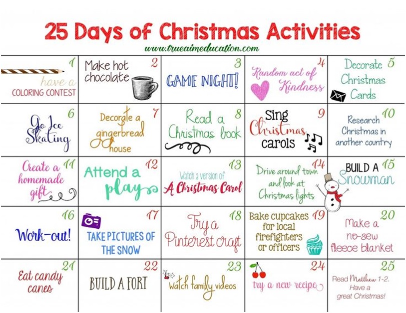 Advent Activities for 2017