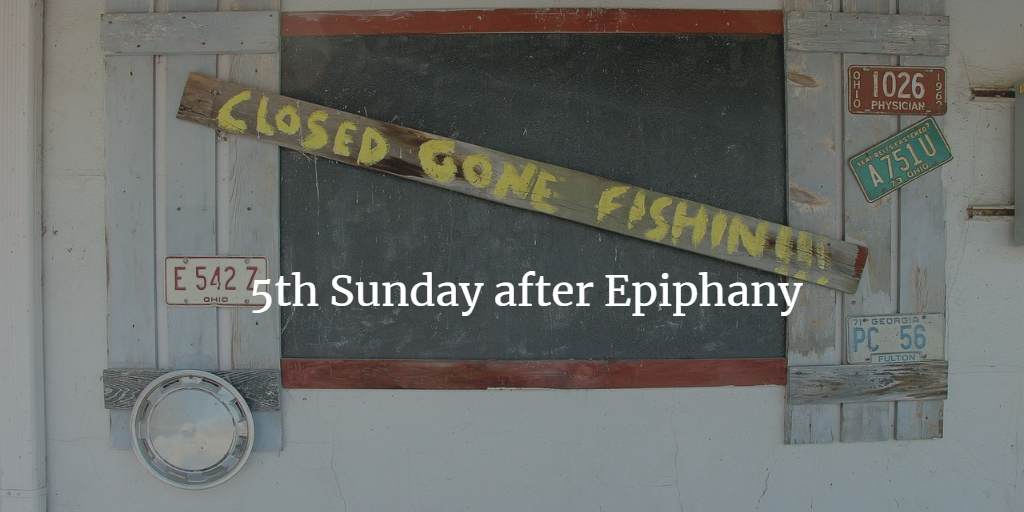 5th Sunday after Epiphany St. John Port Moody